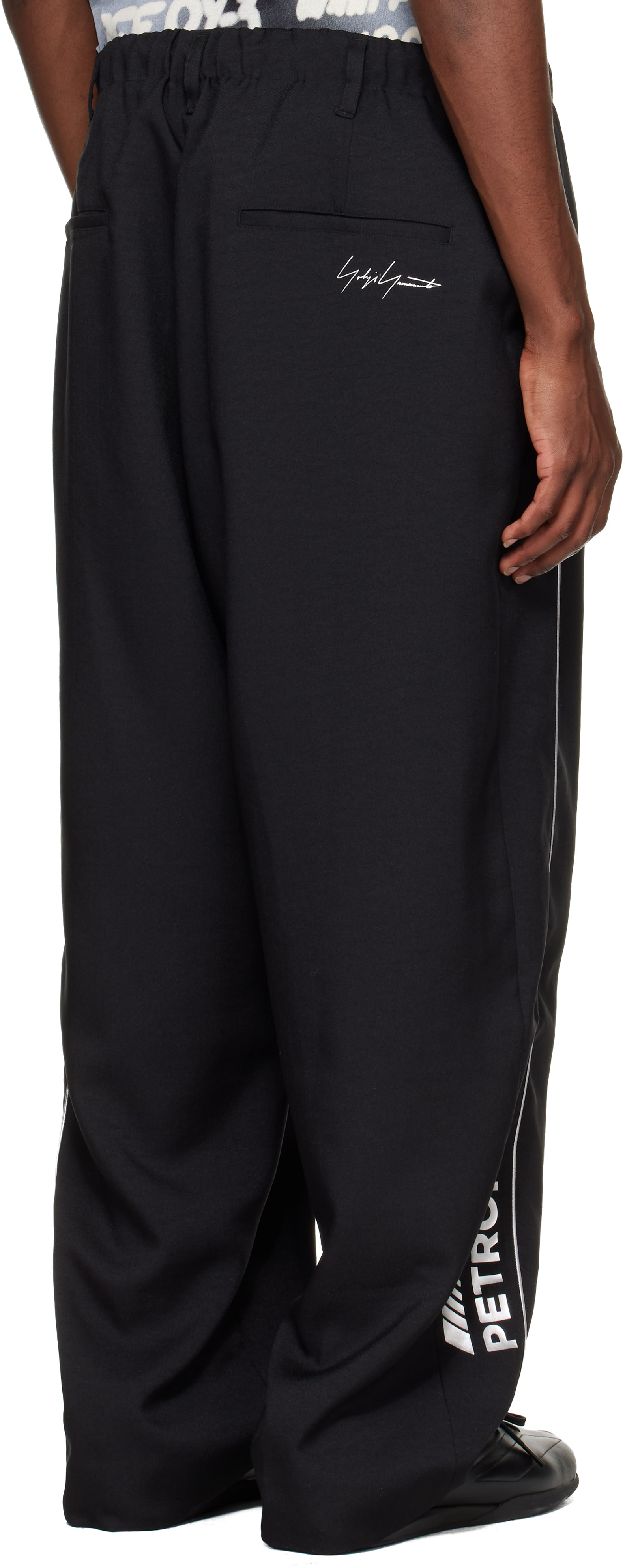 【新品・未使用】Y-3 Mercedes AMG F1 Track Pants Y-3: Black Mercedes-AMG F1 Edition Track Pants | SSENSE