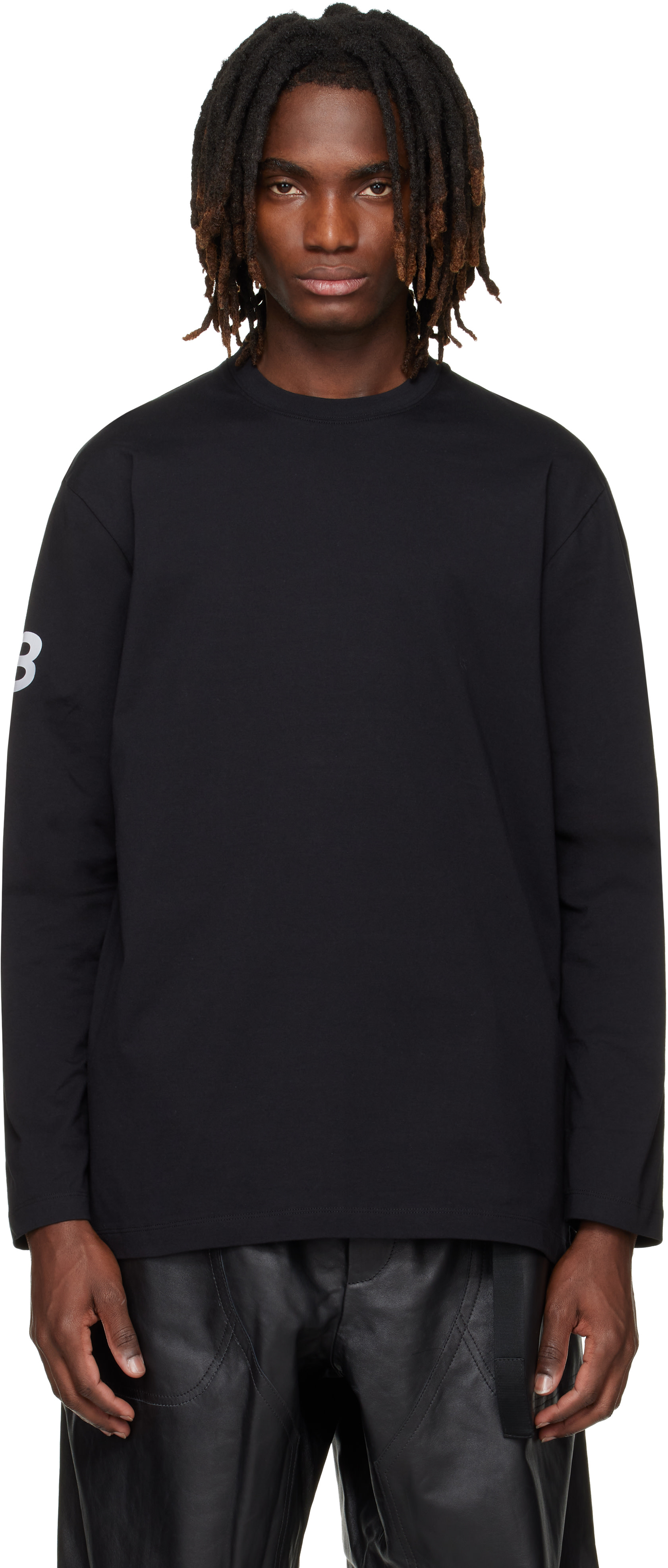 Y-3 - Black Mercedes-AMG F1 Edition Chaos Logo T-shirt