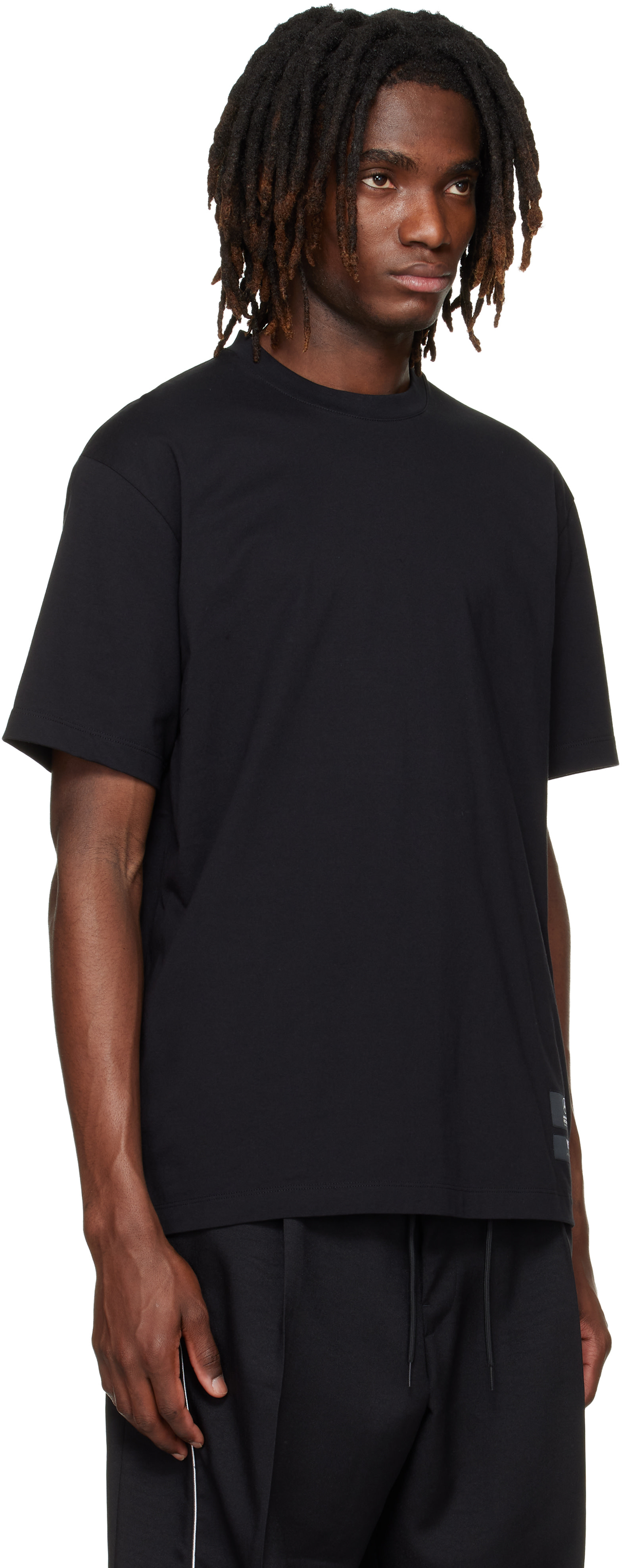 Y-3 - Black Mercedes-AMG F1 Edition Logo Stack T-shirt
