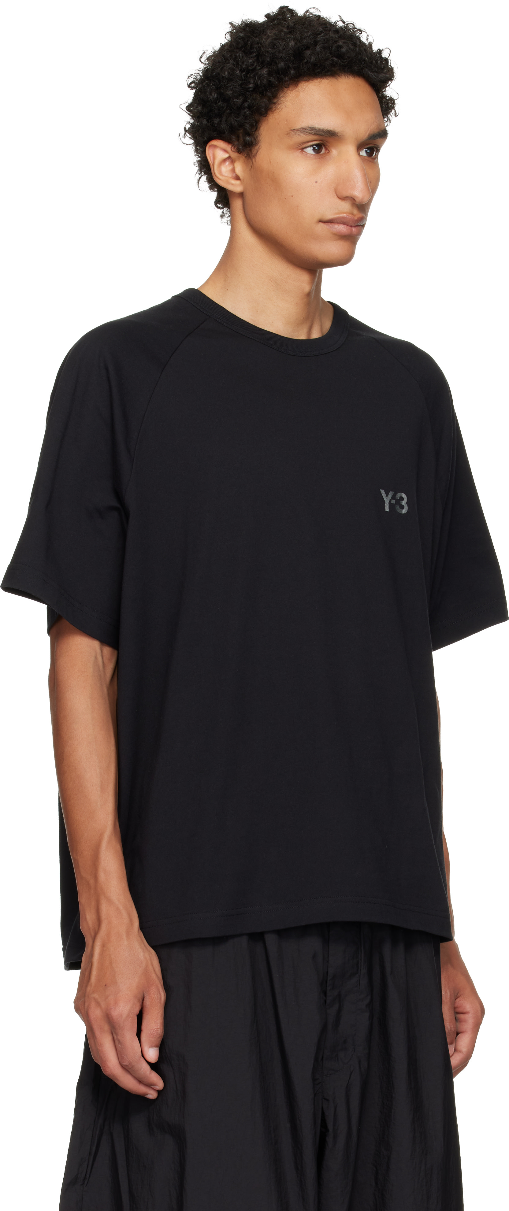 Y-3 - 블랙 박시 S/S 티셔츠