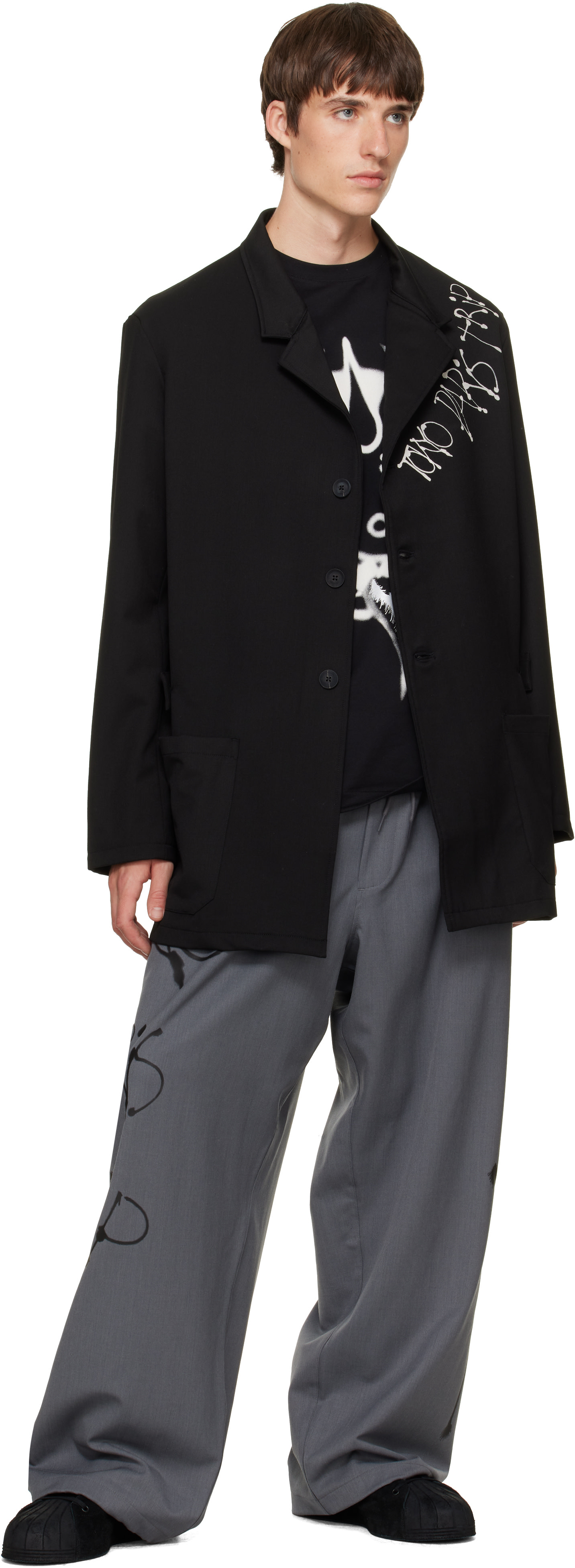 Y-3 - 블랙 니짜스타 하이탑 스니커즈