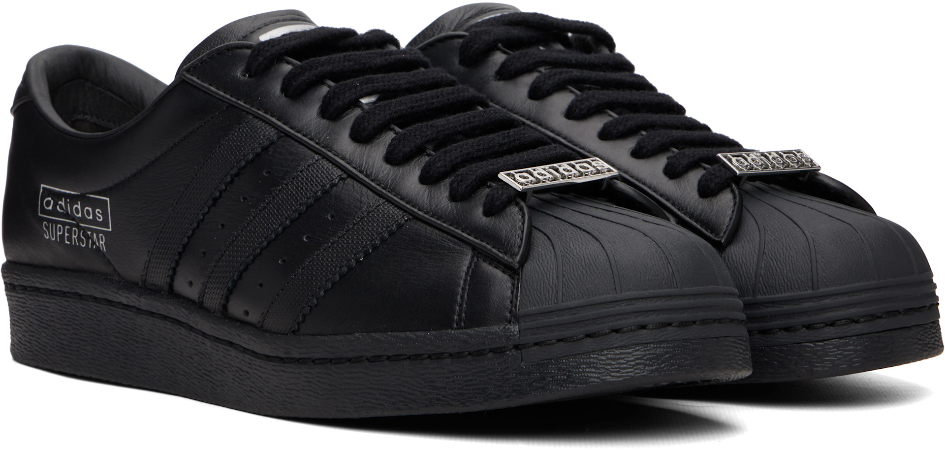 Y-3 - Baskets A Superstar noires