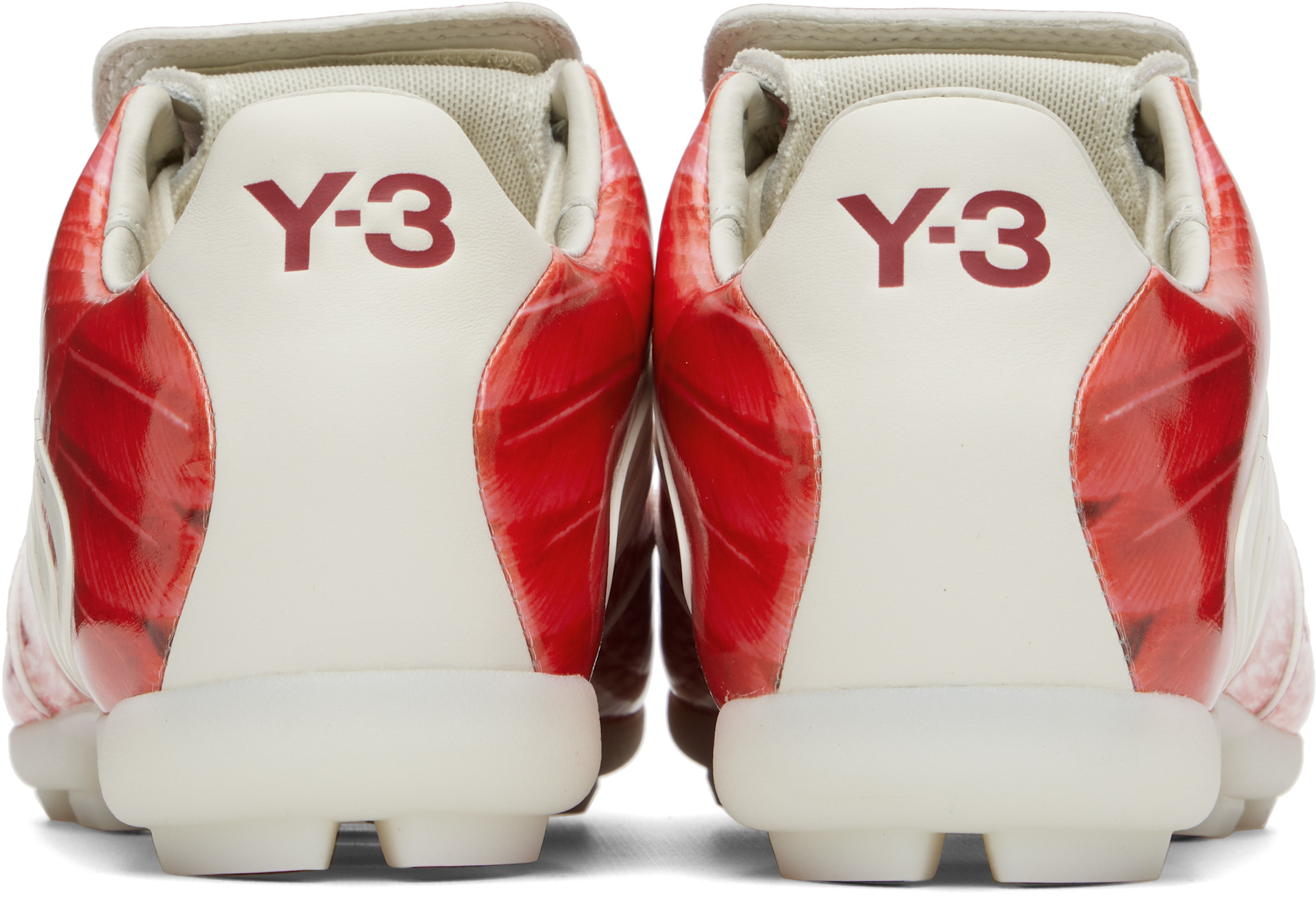 Y-3 - Baskets F50 Beast rouges