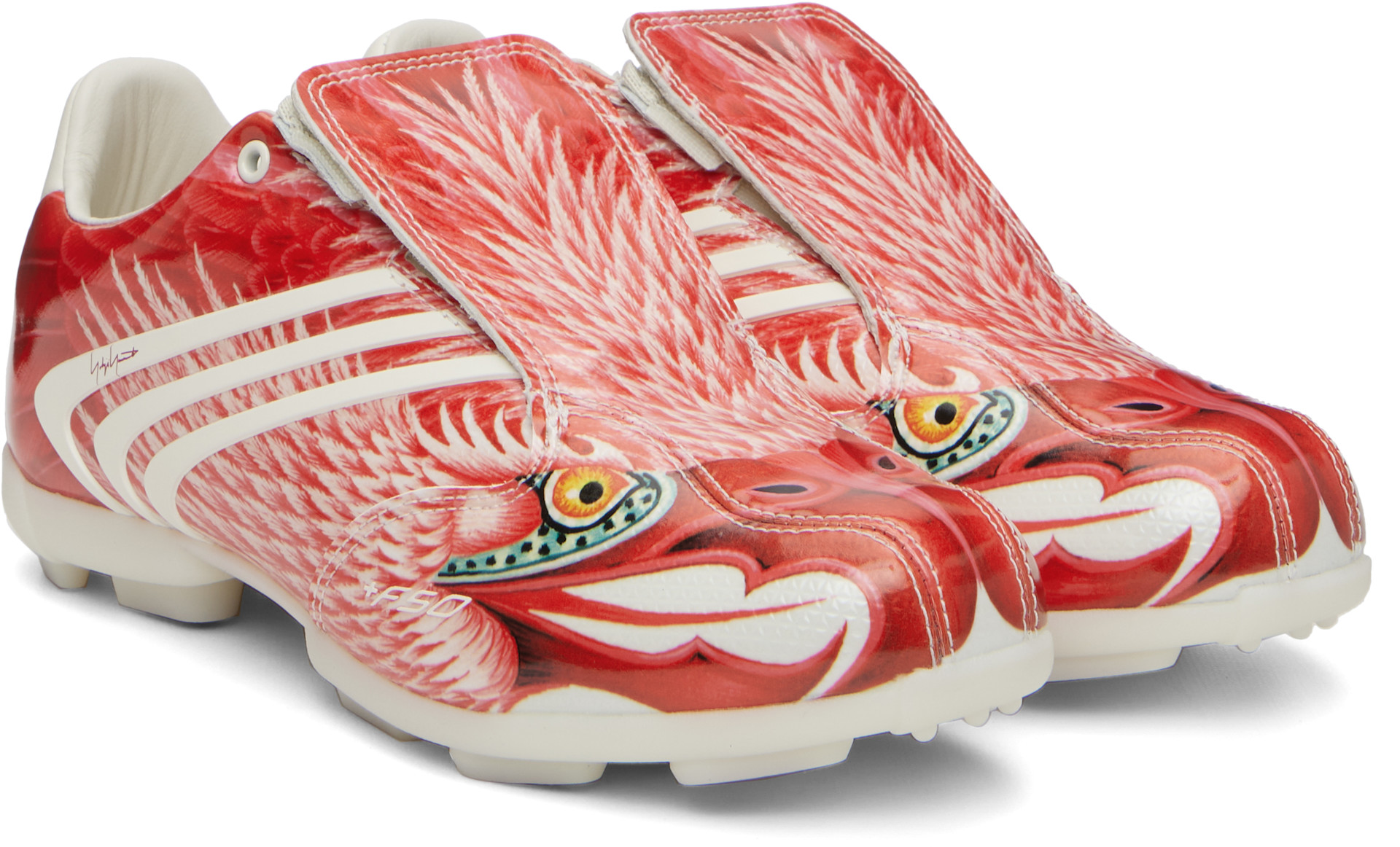 Y-3 - Baskets F50 Beast rouges