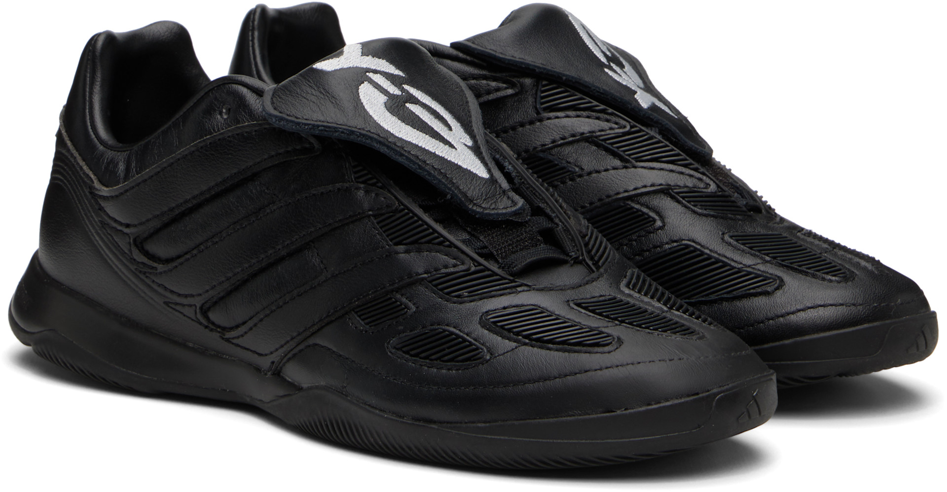 Y-3 - Baskets Predator Precision noires en cuir