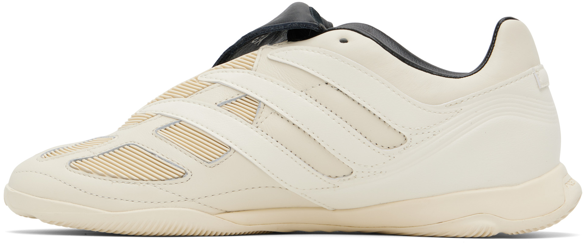 Y-3 - Baskets Predator Precision blanc cassé en cuir