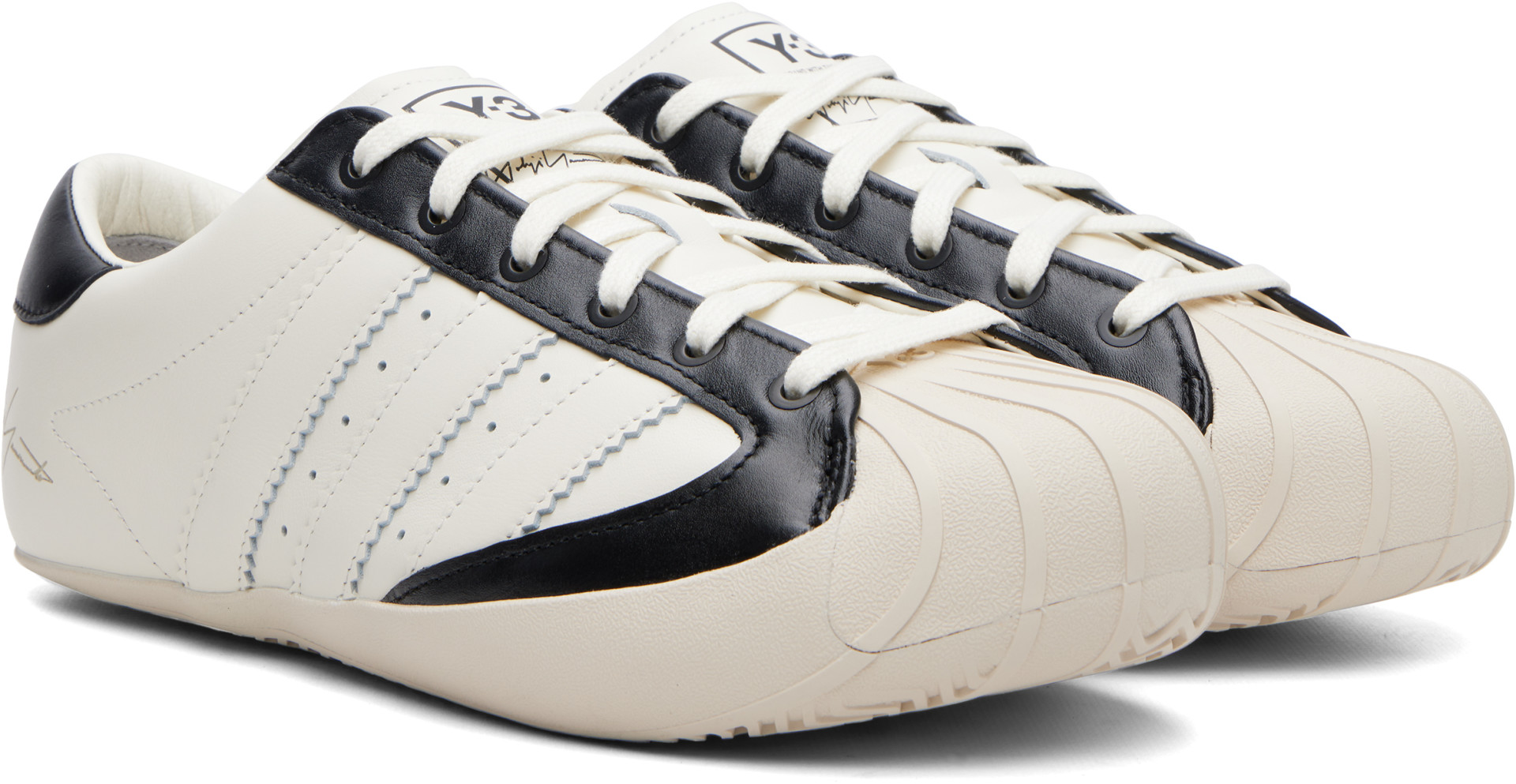 Y-3 - ホワイト Superstar 3G スニーカー