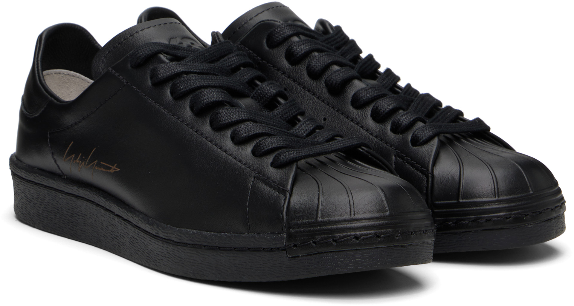 Y-3 - 블랙 슈퍼스타 스니커즈