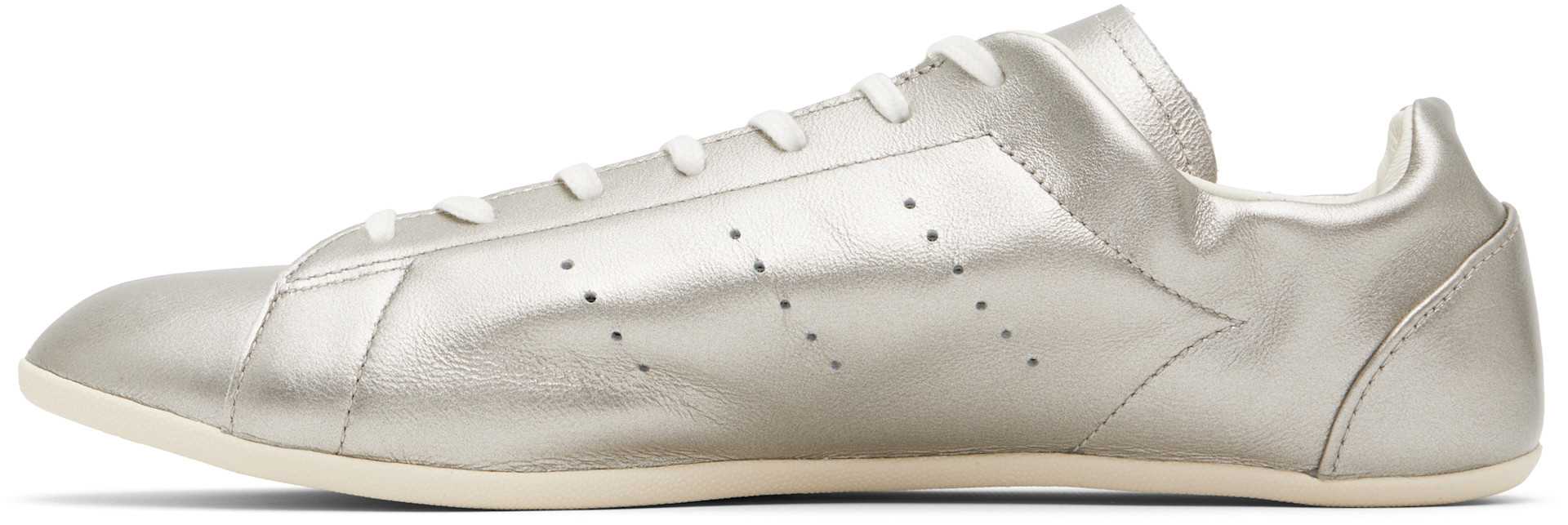 Y-3 - Baskets basses Stan Smith Pro argentées