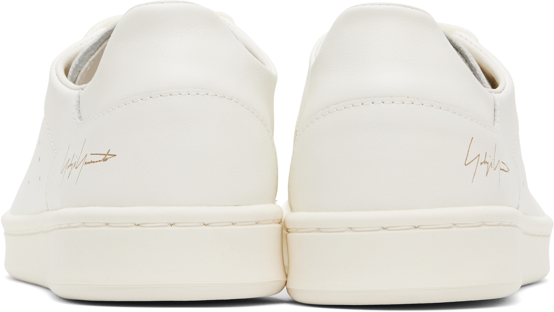 Y-3 - White Diagonal Stan Smith Sneakers