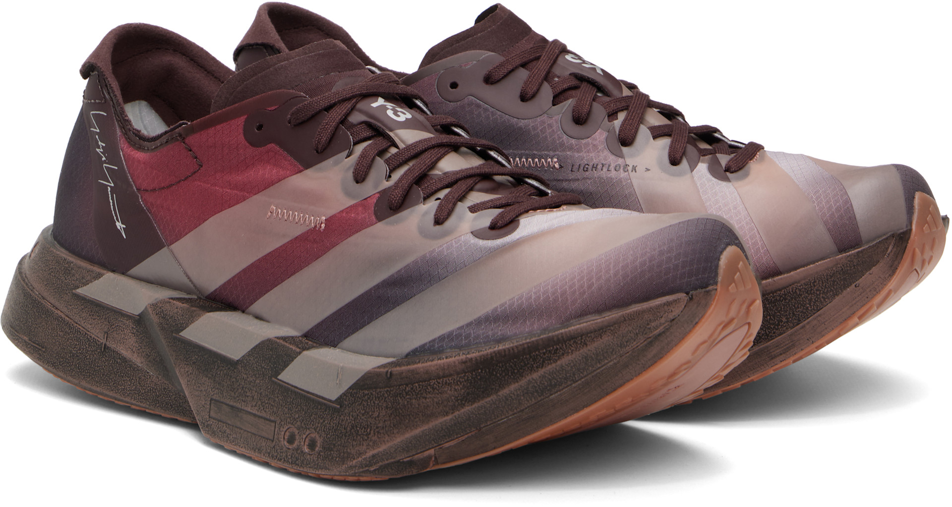 Y-3 - Baskets Adios Pro 4 rouge et gris
