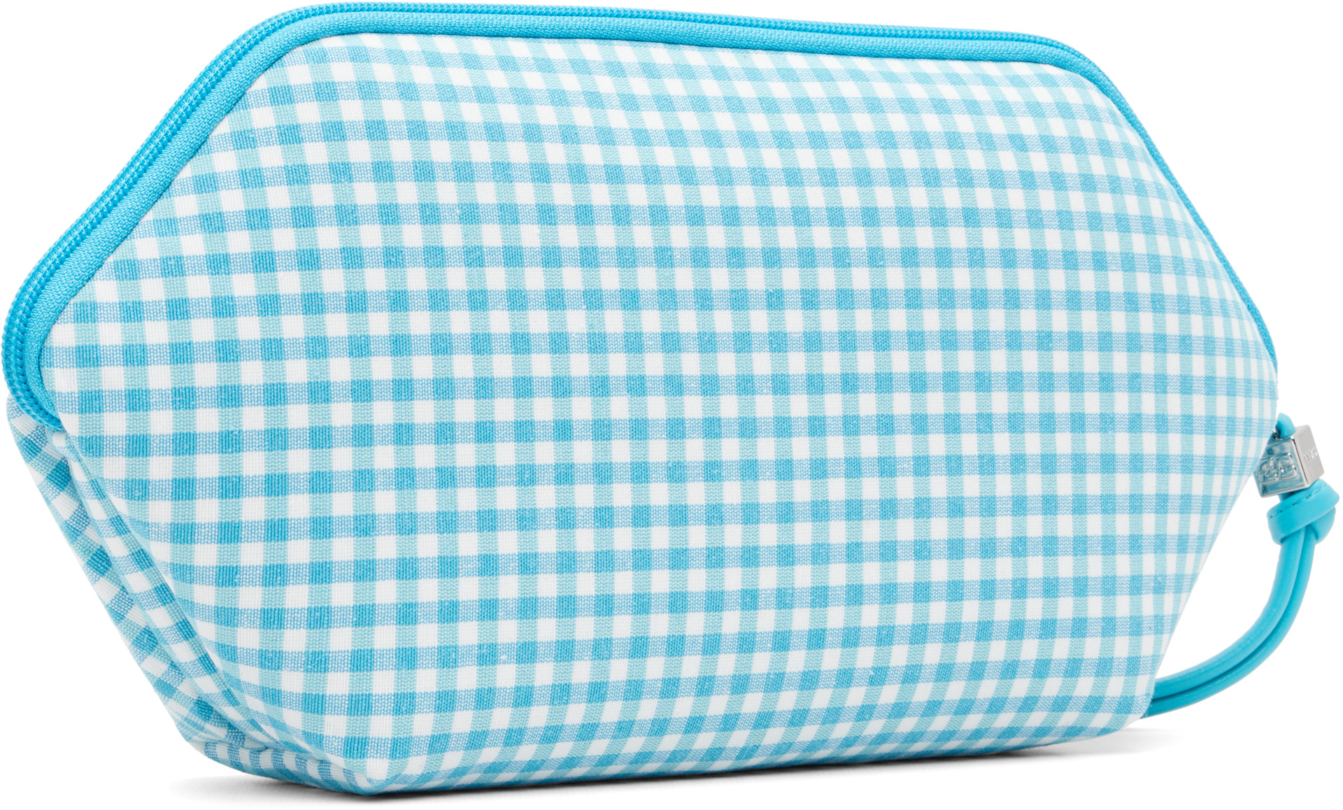 GANNI - Pochette pour bikini bleue