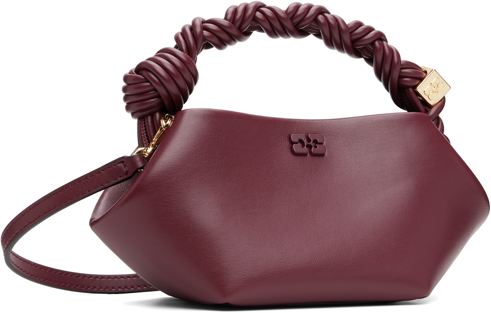 GANNI - Mini sac bourgogne - Bou