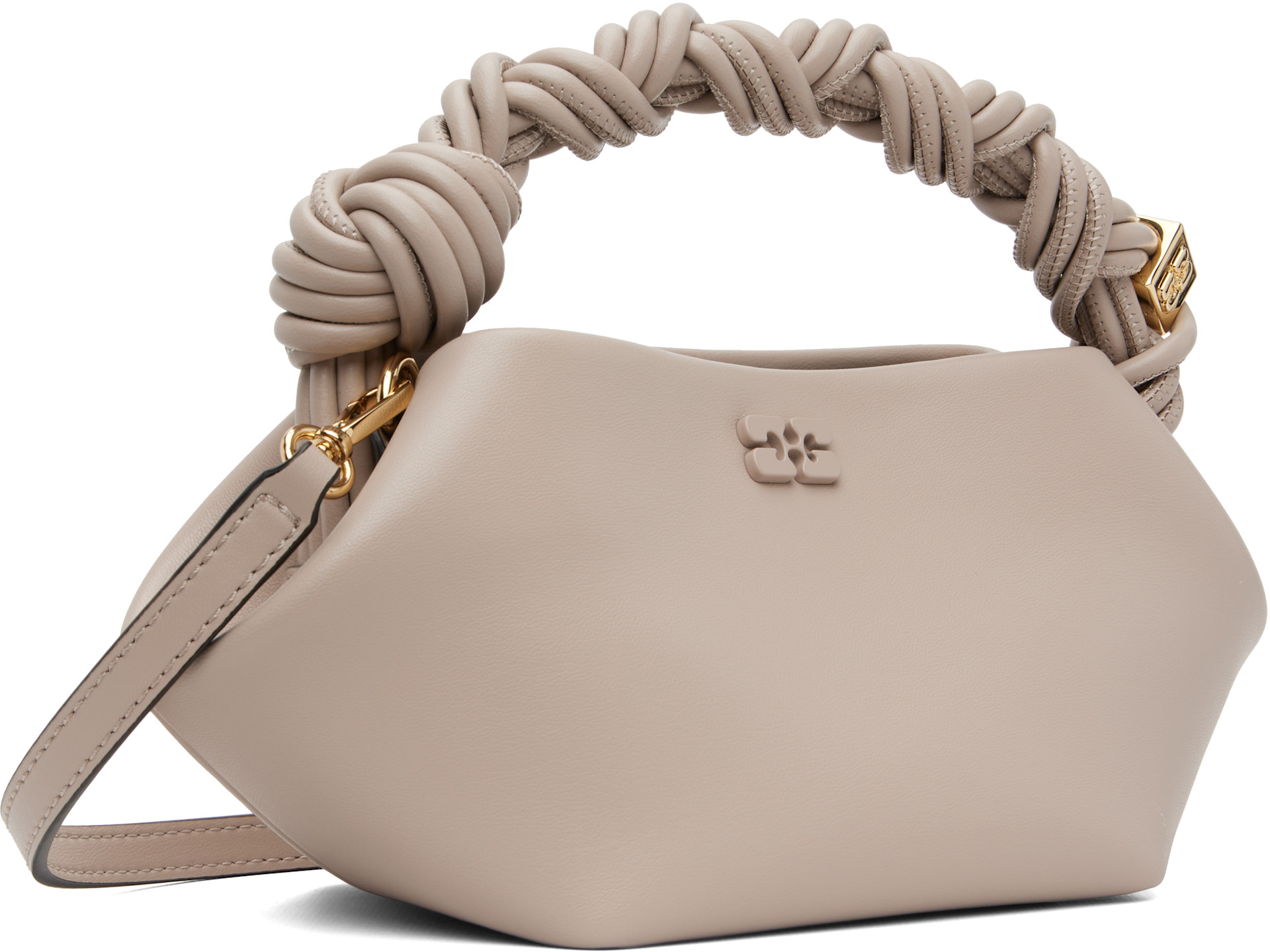GANNI - Mini sac taupe - Bou