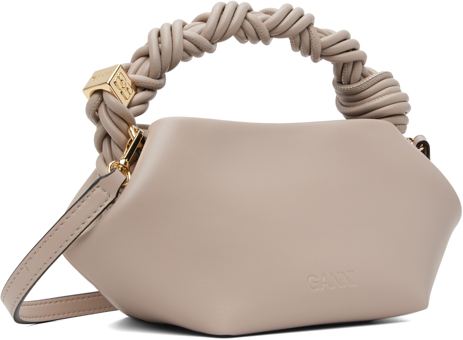 GANNI - Mini sac taupe - Bou