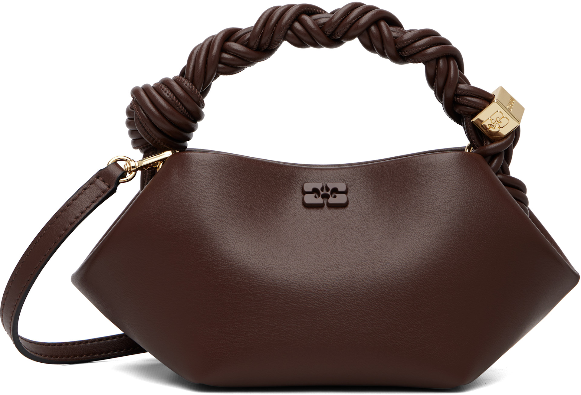 GANNI - Mini sac brun - Bou