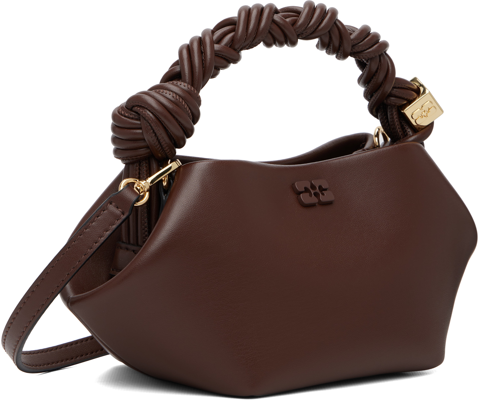 GANNI: Brown Mini Bou Bag | SSENSE