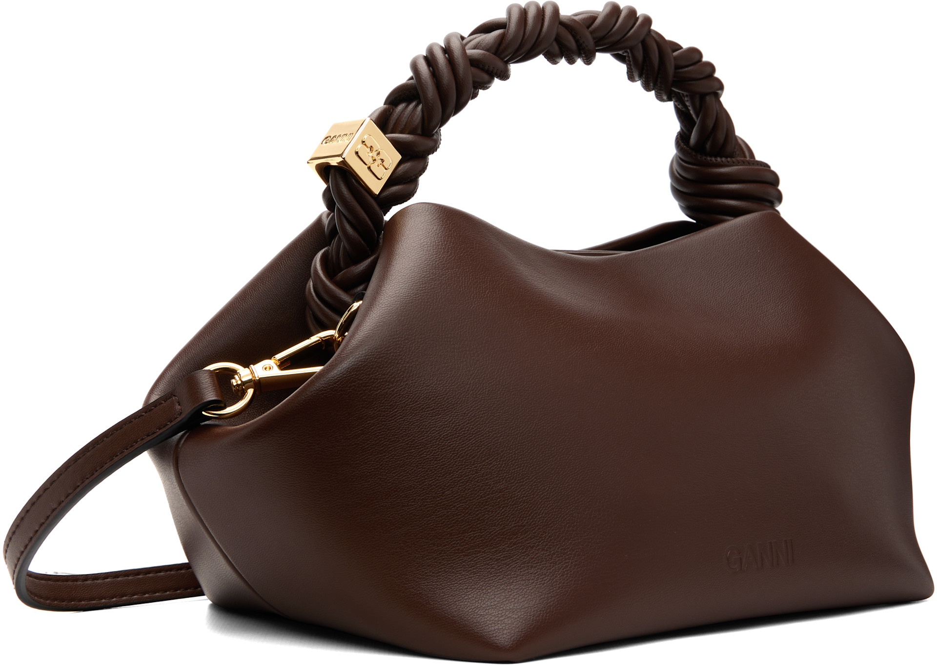 GANNI - Petit sac brun - Bou