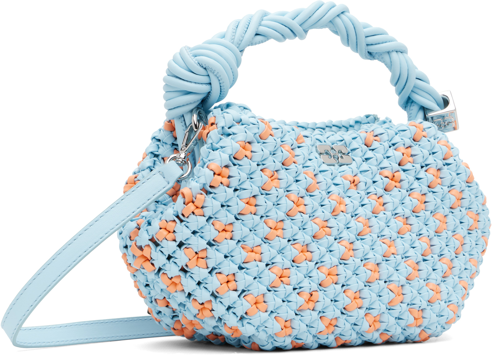 GANNI - Mini sac bleu - Bou