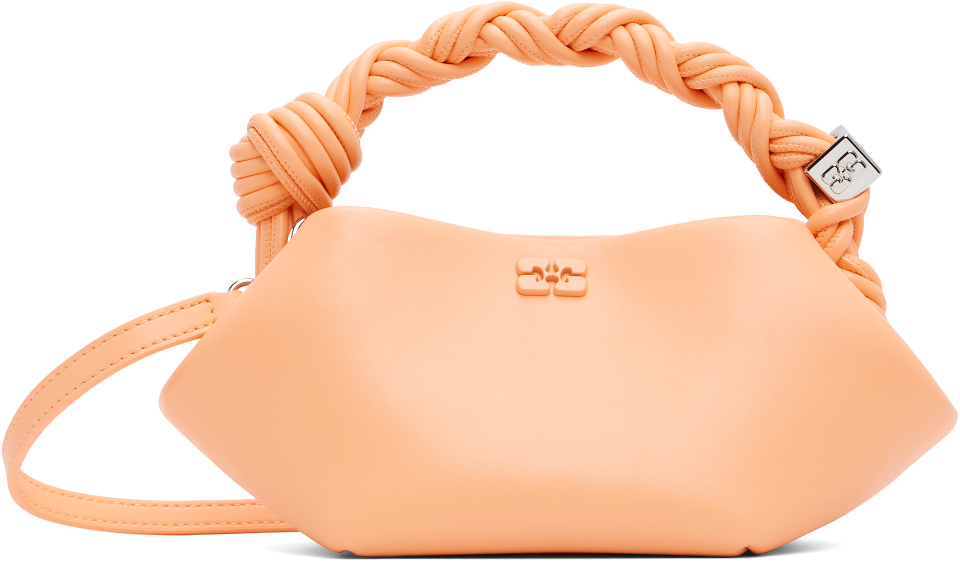 GANNI: Orange Mini Bou Bag | SSENSE