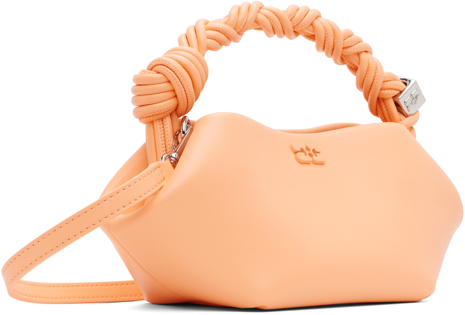 GANNI: Orange Mini Bou Bag | SSENSE