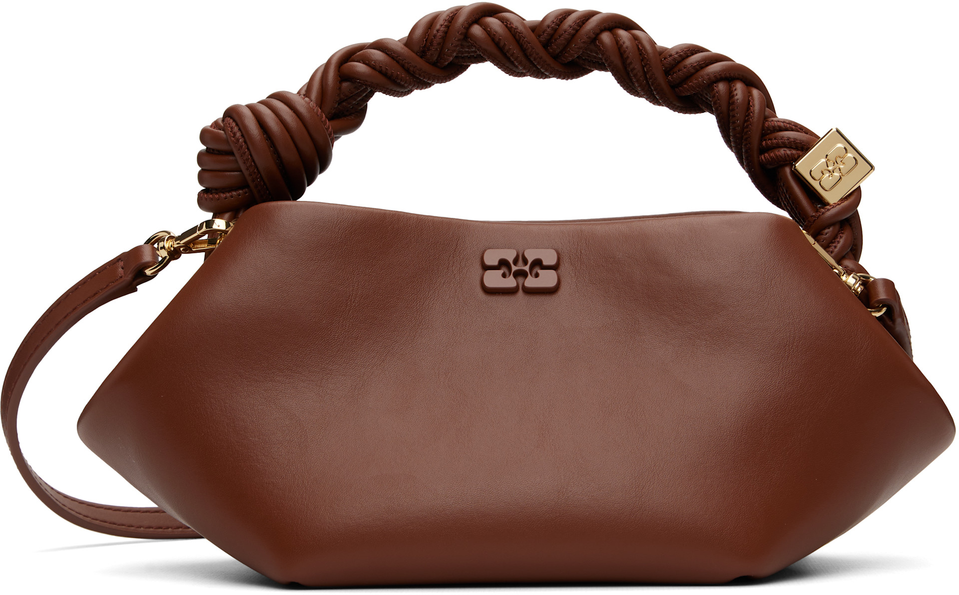 GANNI - Mini sac brun - Bou
