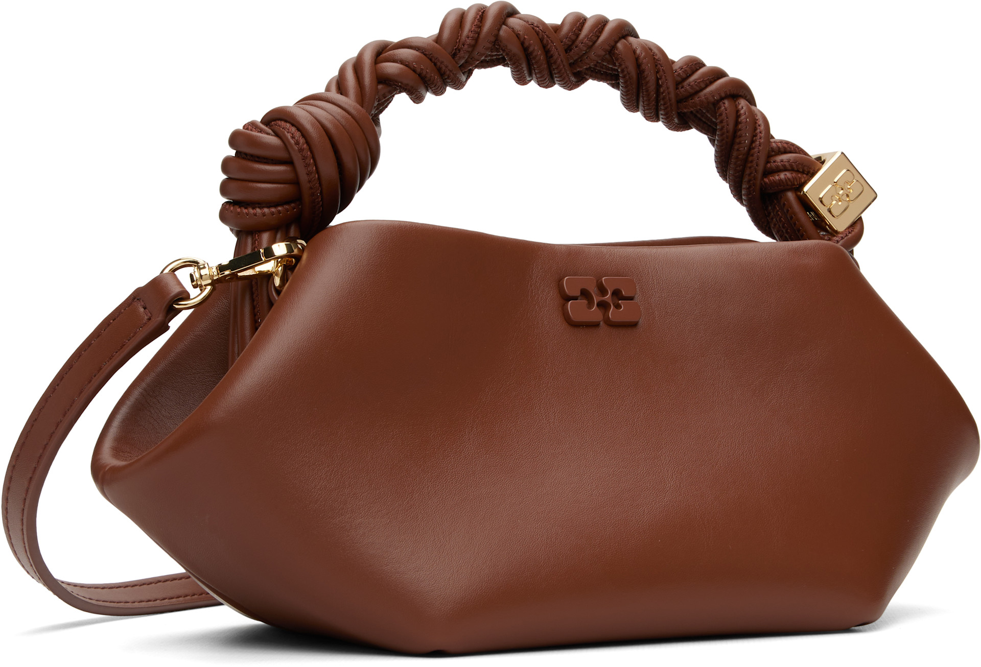 GANNI - Mini sac brun - Bou