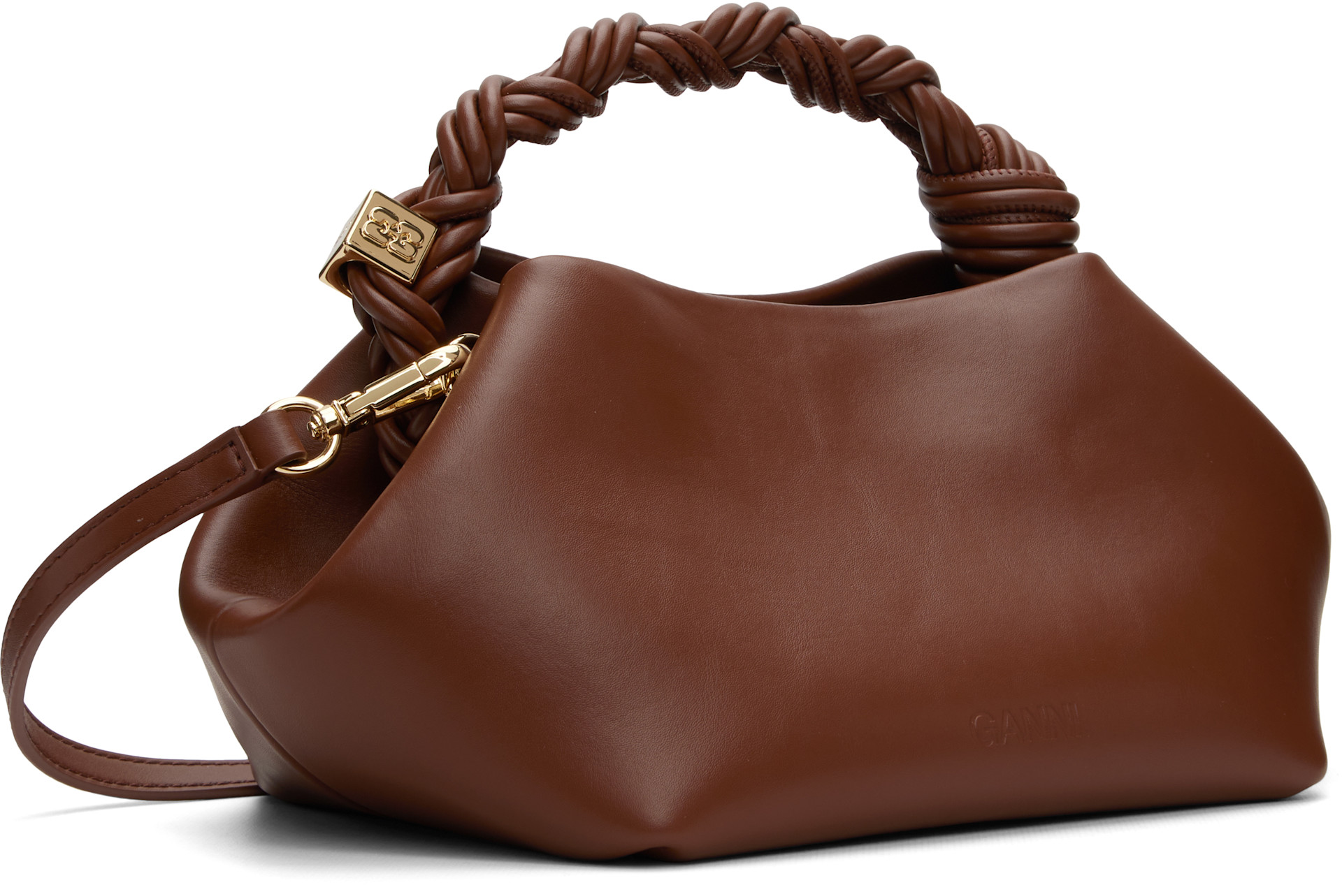 GANNI - Petit sac brun - Bou