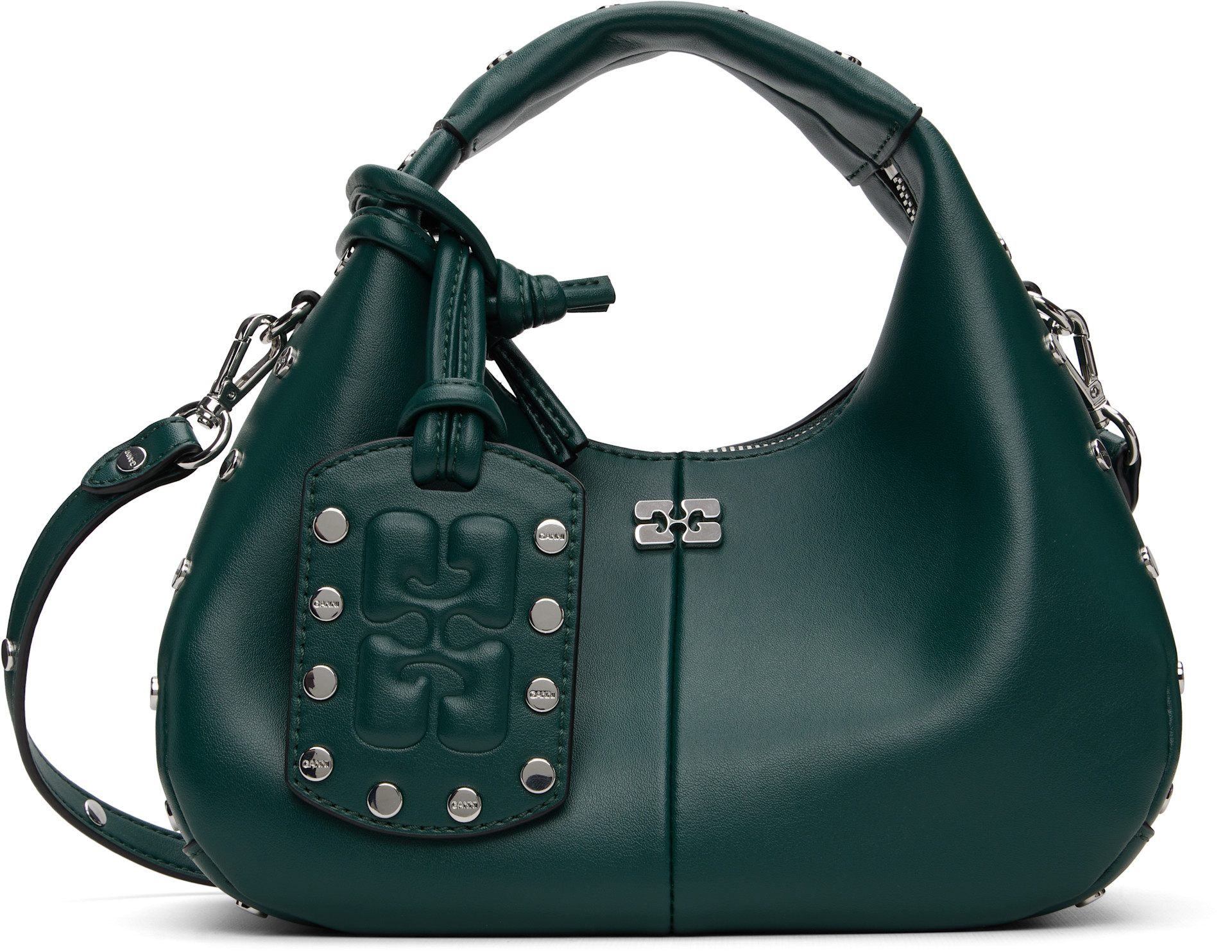 GANNI - Mini sac vert