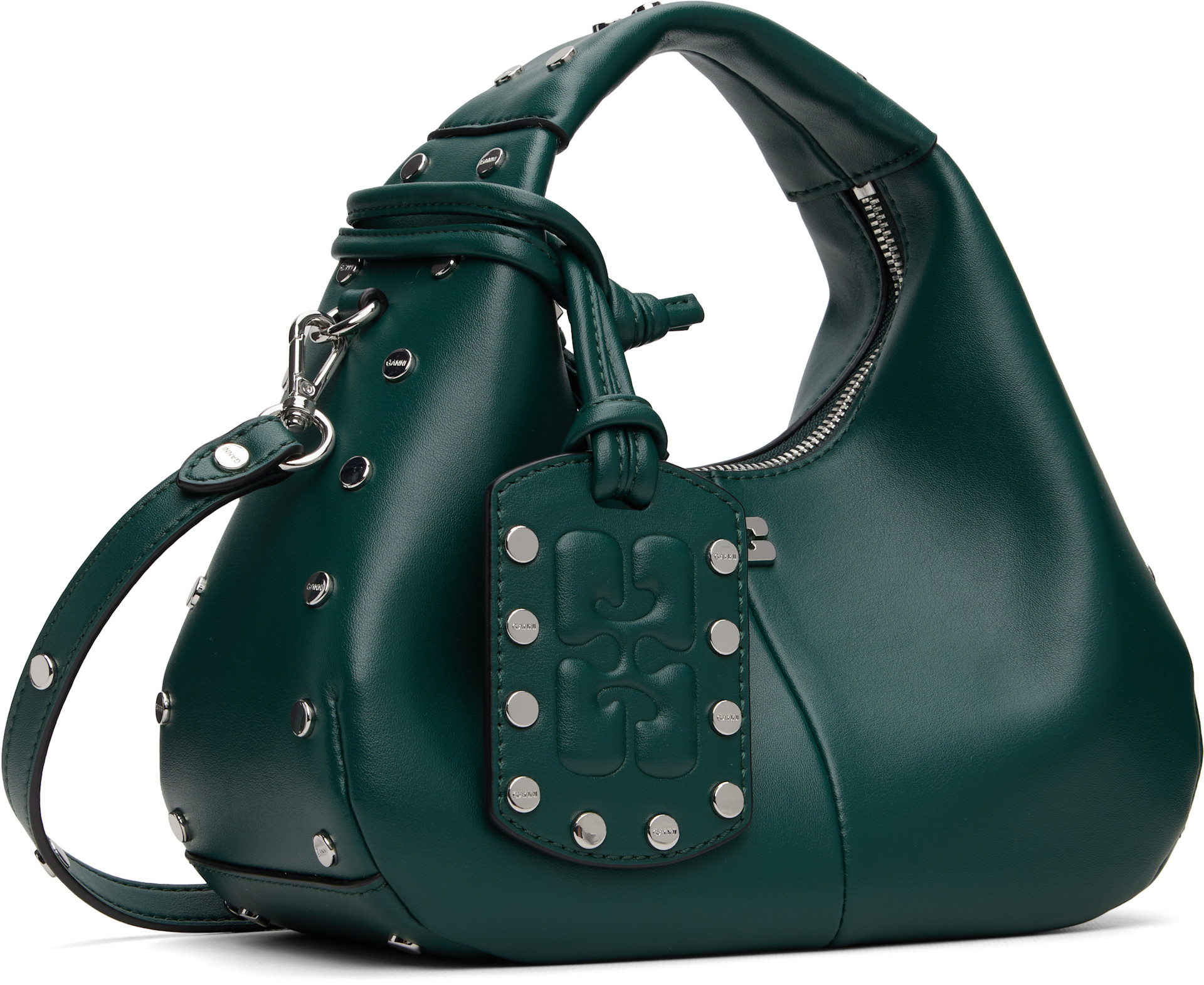 GANNI - Mini sac vert