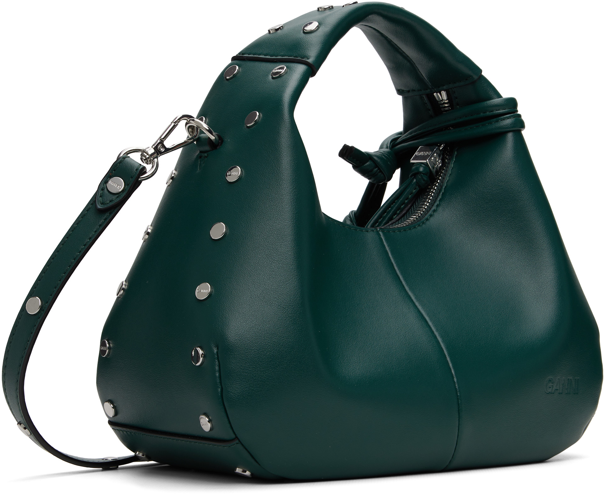 GANNI - Mini sac vert