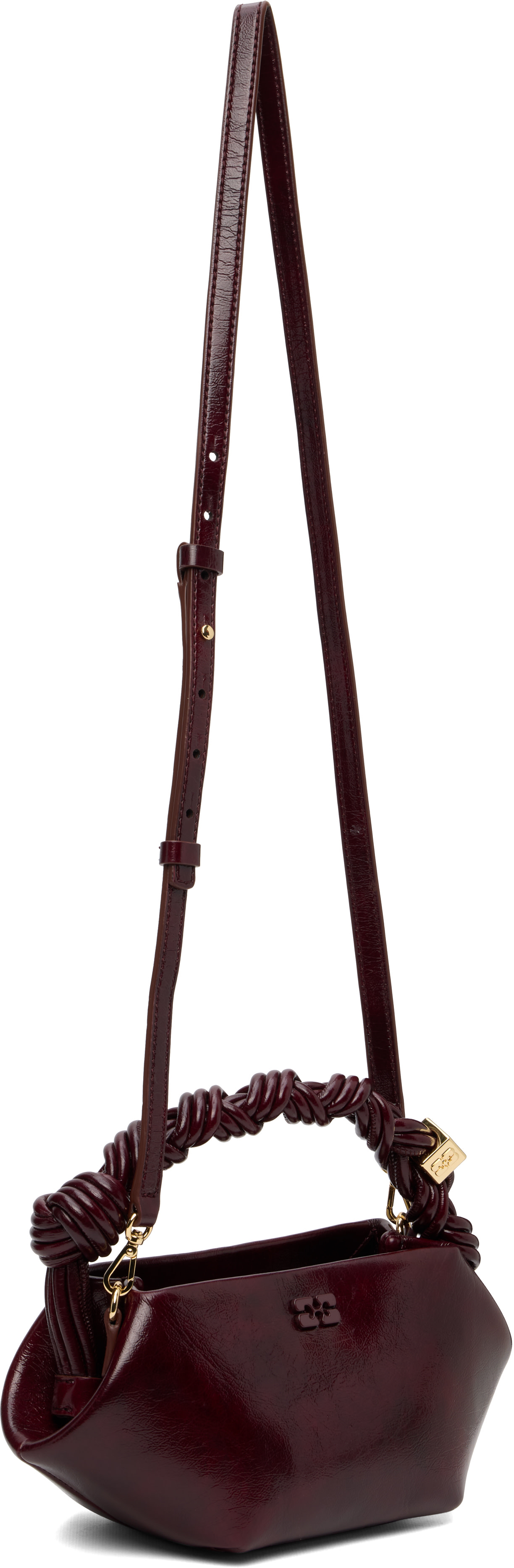 GANNI - Mini sac bourgogne - Bou
