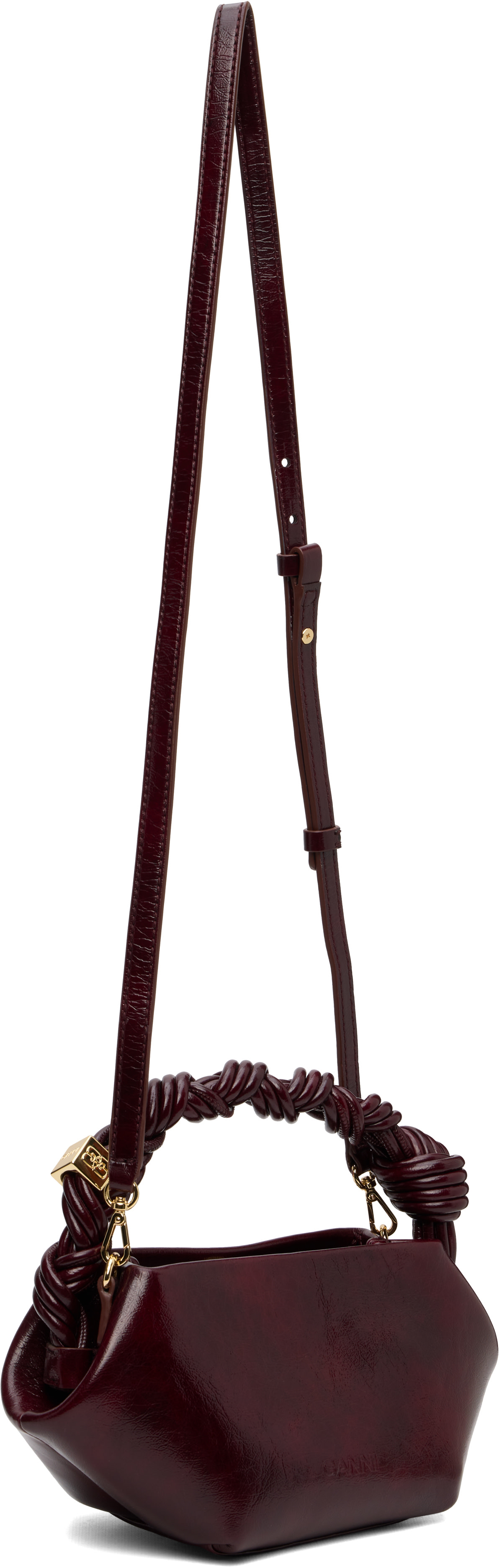 GANNI - Mini sac bourgogne - Bou