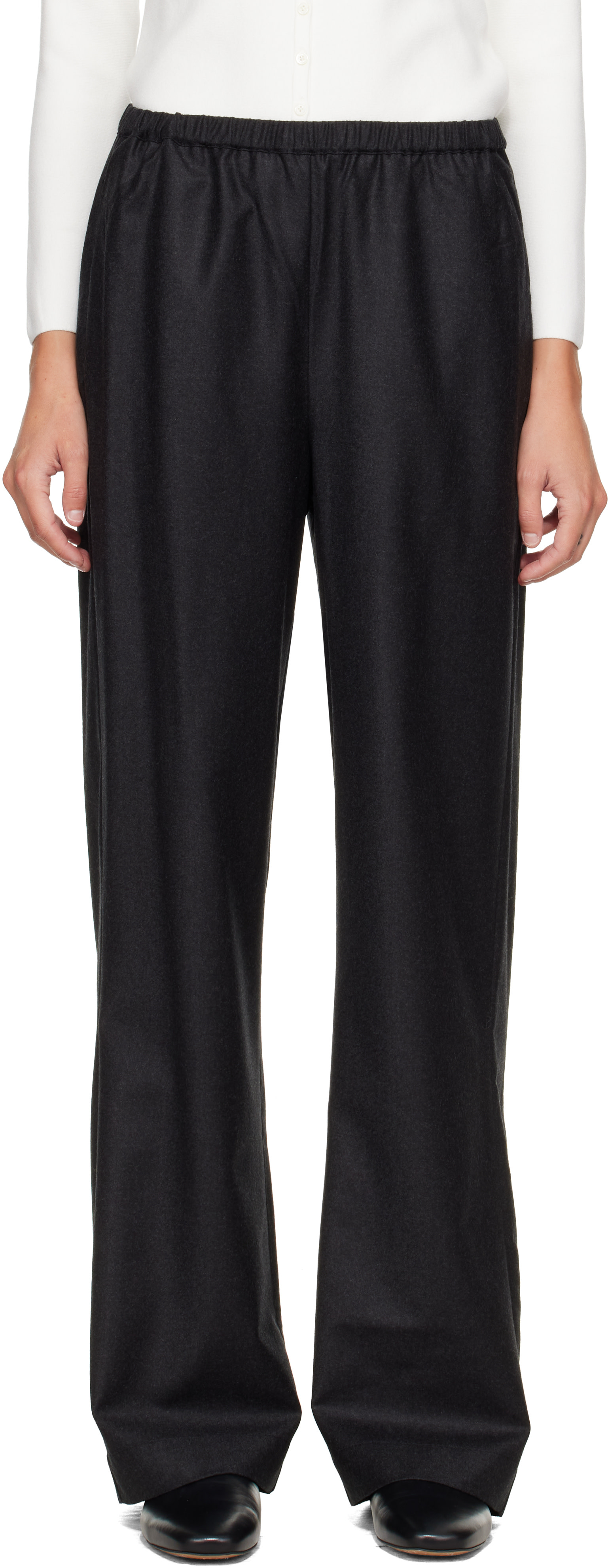 Róhe - Pantalon décontracté gris