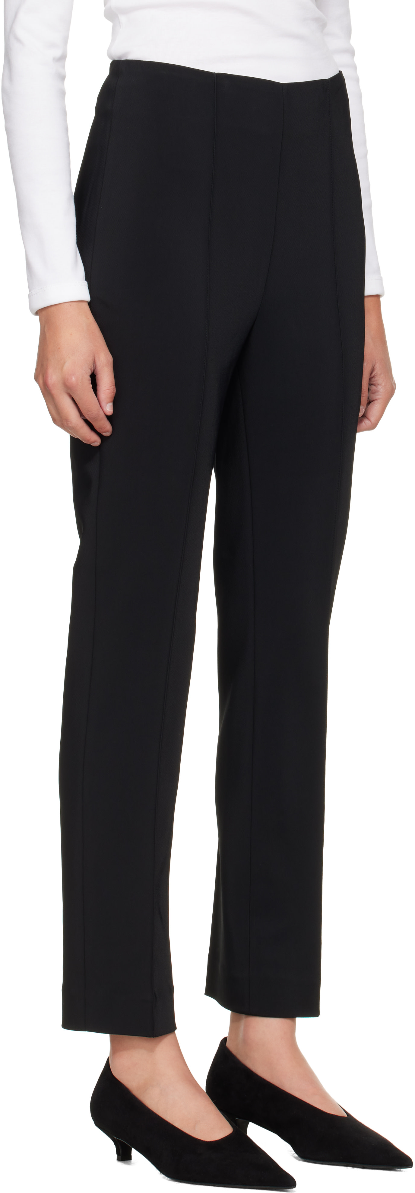 Róhe - Pantalon-cigarette noire