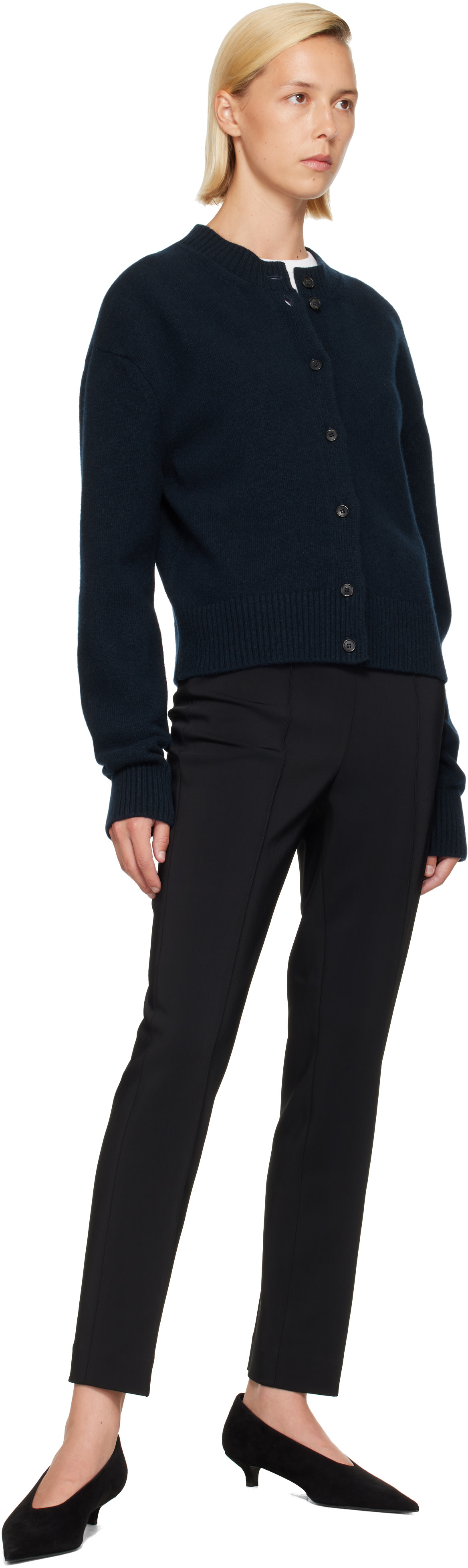Róhe - Pantalon-cigarette noire