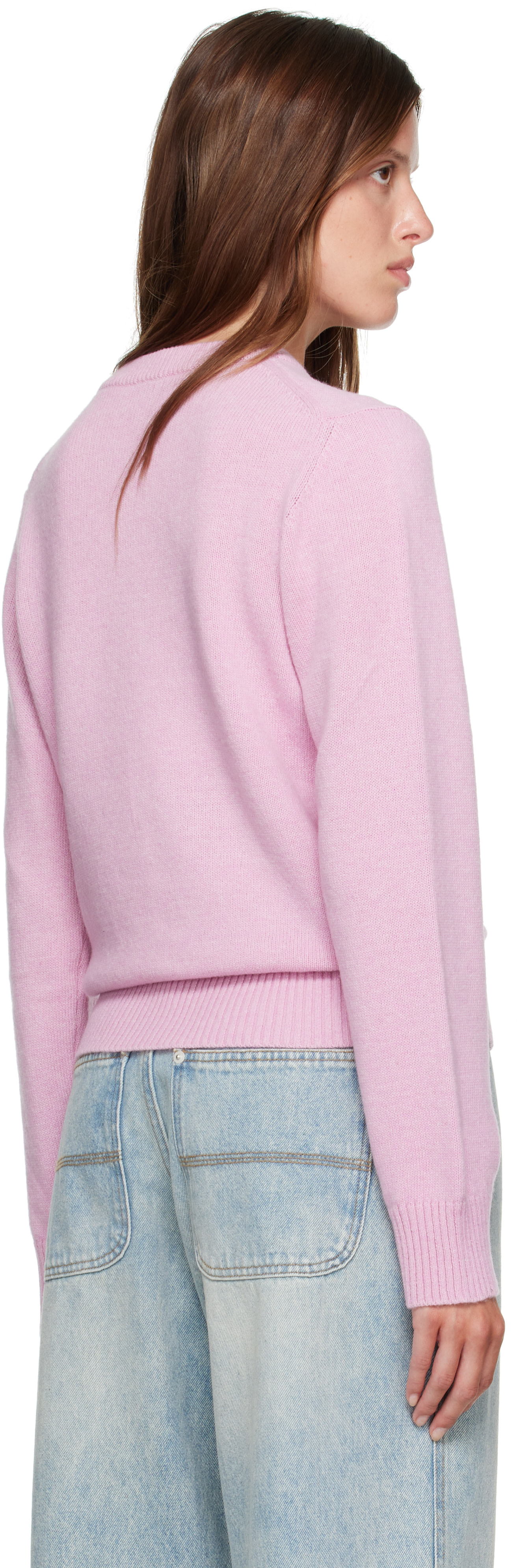GANNI: Pink Crab Sweater | SSENSE