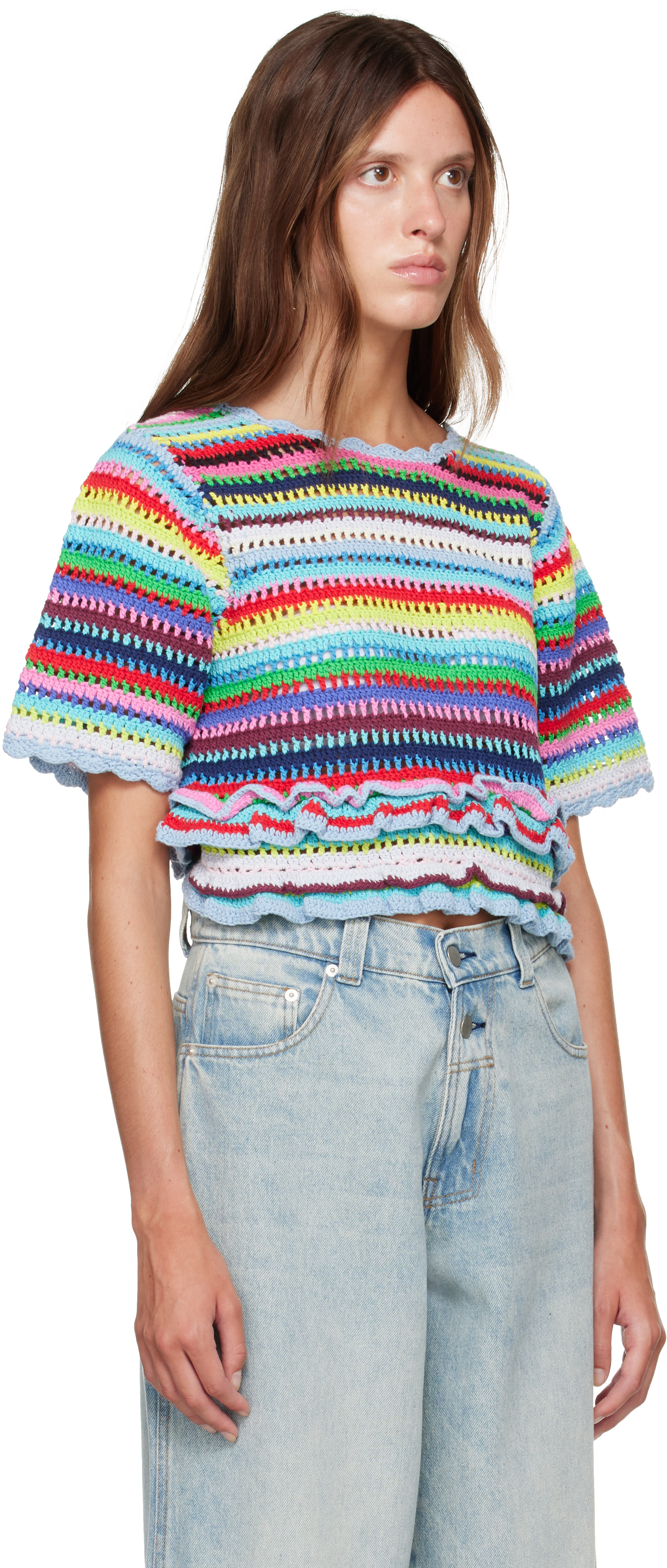 Ganni メッシュトップス　セカンドスキン Ganni メッシュトップス セカンドスキン GANNI – Women's Designer