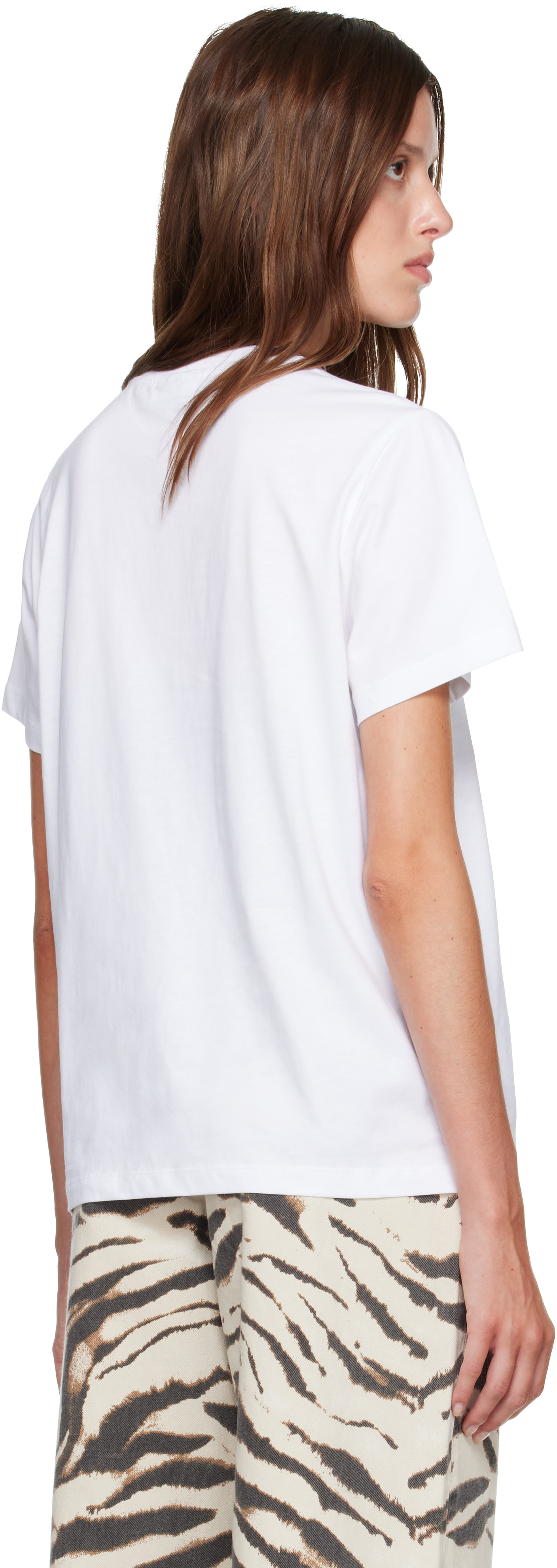 GANNI: White Cherry T-shirt | SSENSE