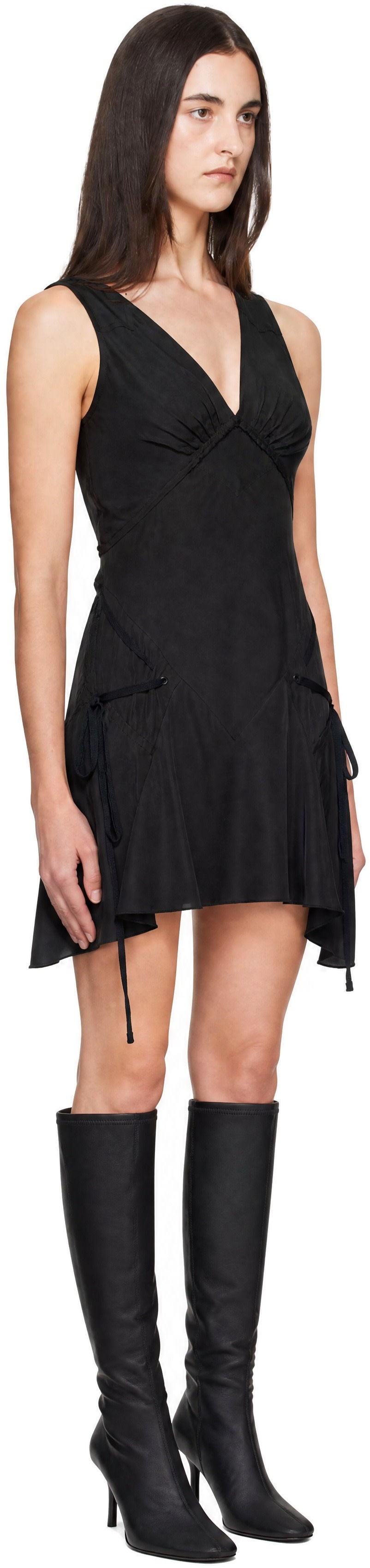 KNWLS - Robe courte Elisir noir