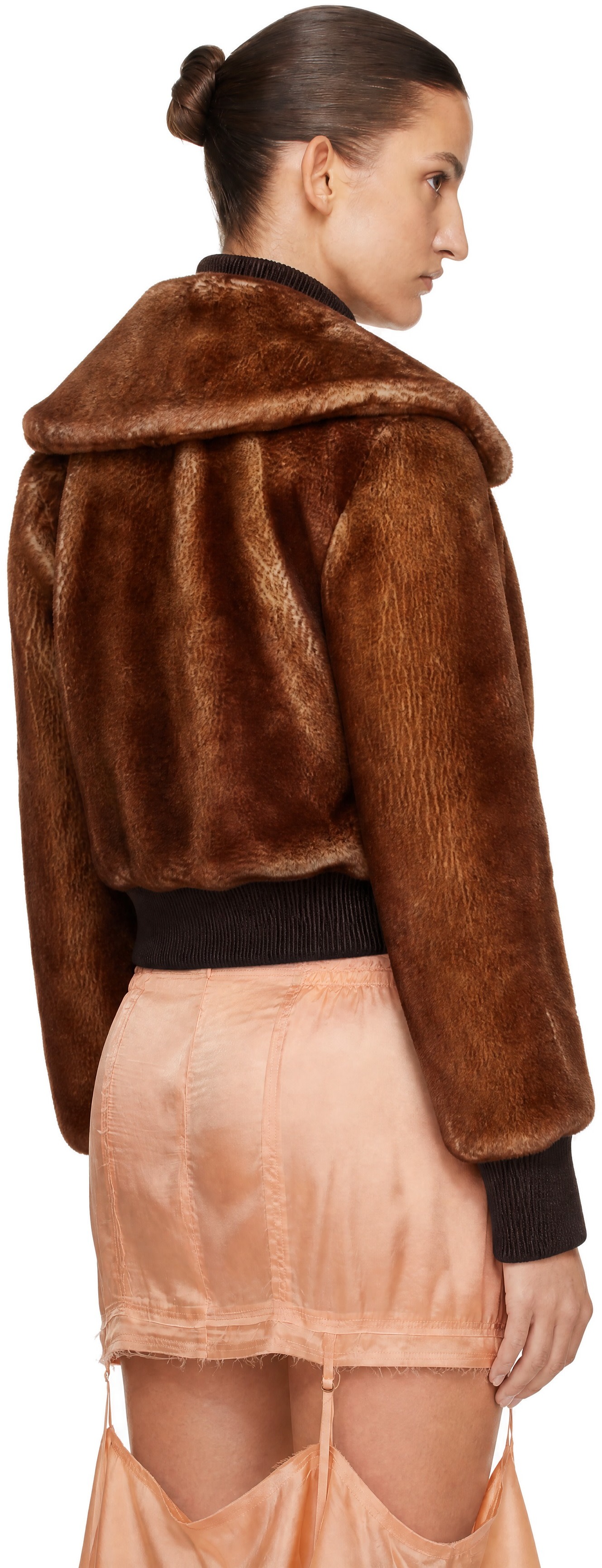 KNWLS - 탠 엘리자 시어링 재킷