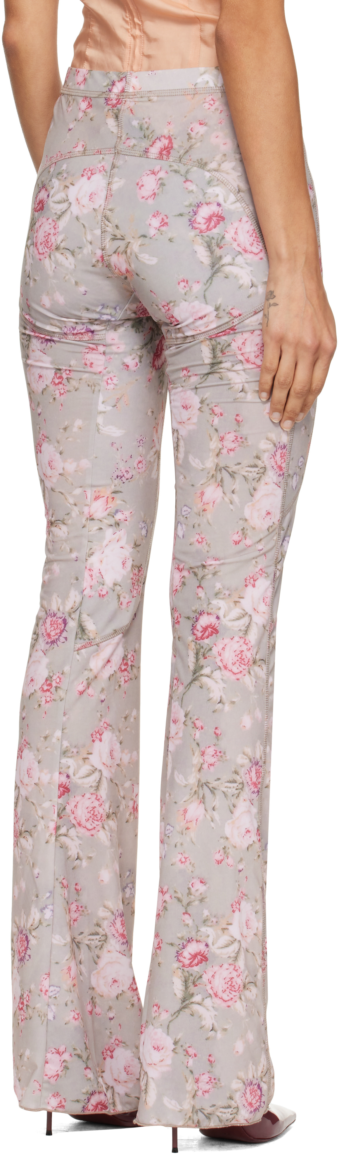 KNWLS - Legging Halcyon gris et rose