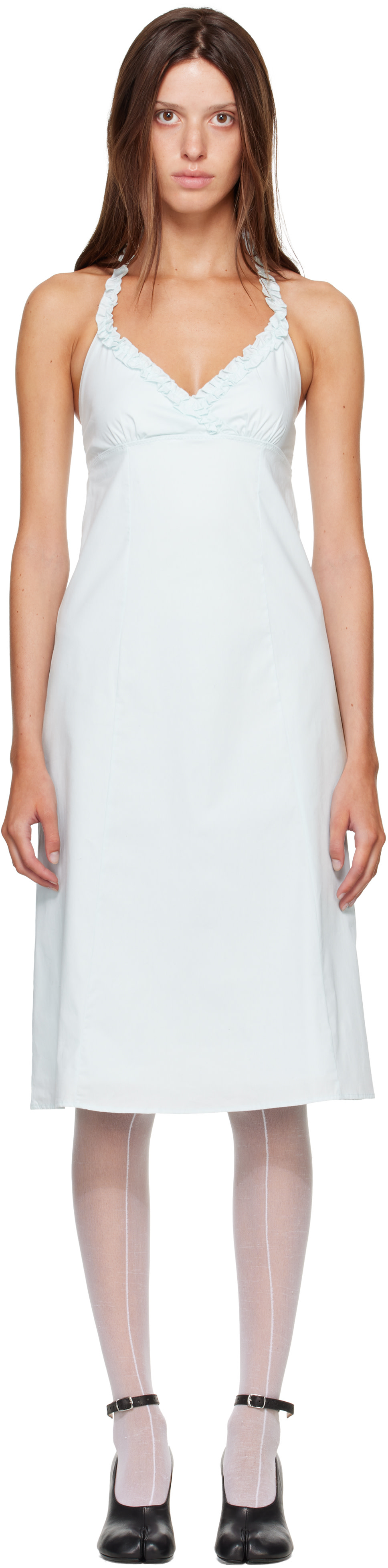 Fruity Booty - Robe midi Sky bleue à corsage bain de soleil