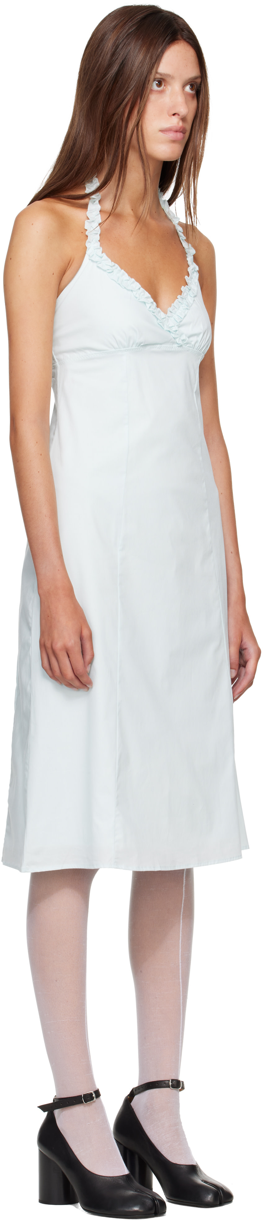 Fruity Booty - Robe midi Sky bleue à corsage bain de soleil