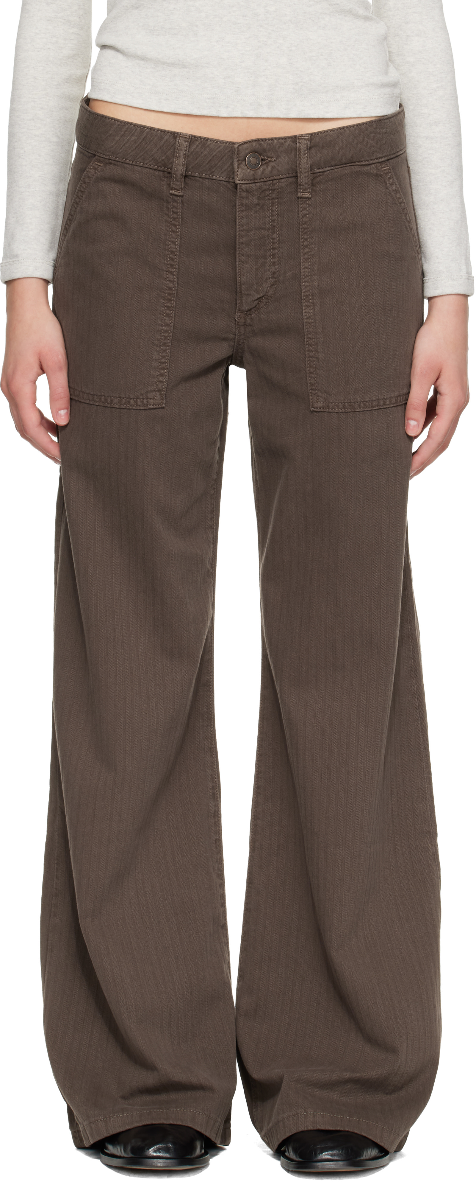 Jeanerica - Pantalon Guell brun