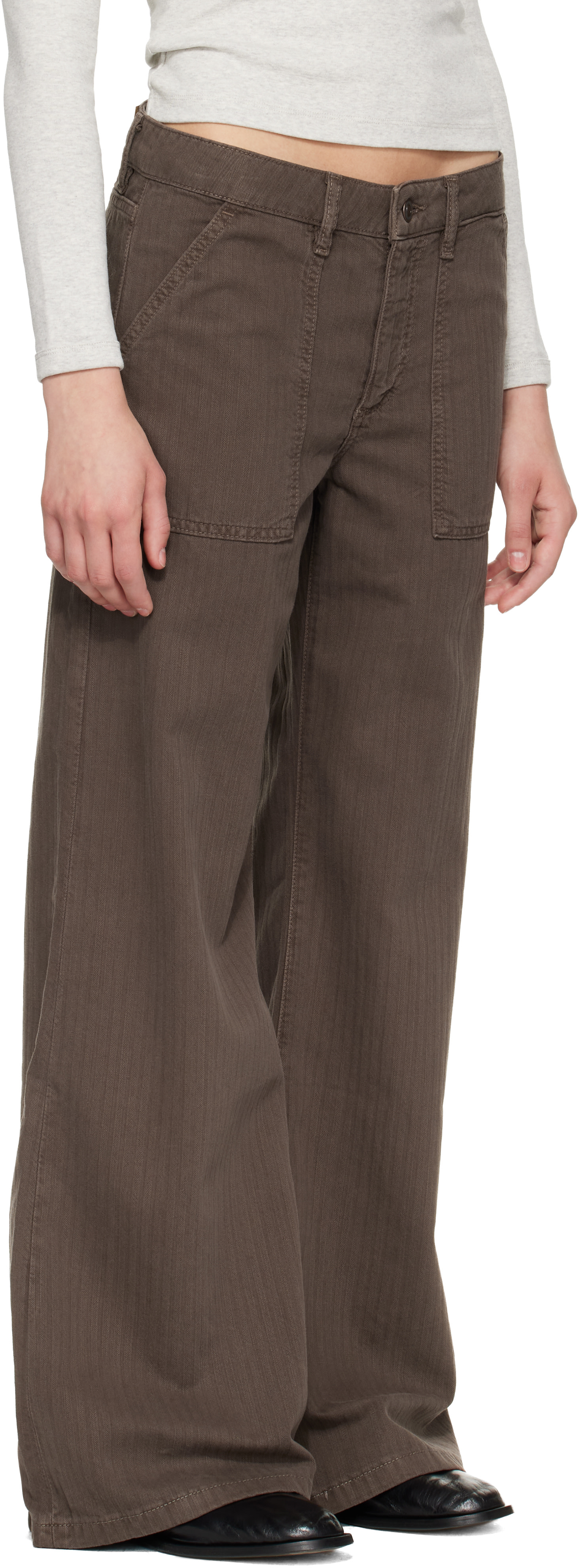 Jeanerica - Pantalon Guell brun
