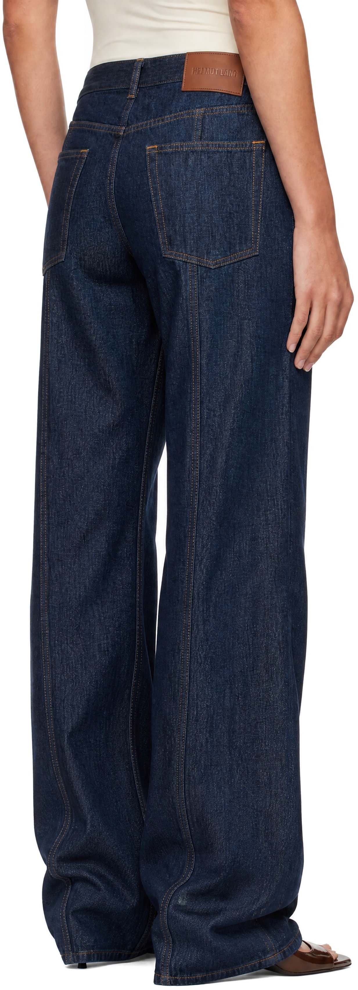 Helmut Lang - Blue Saddle Jeans