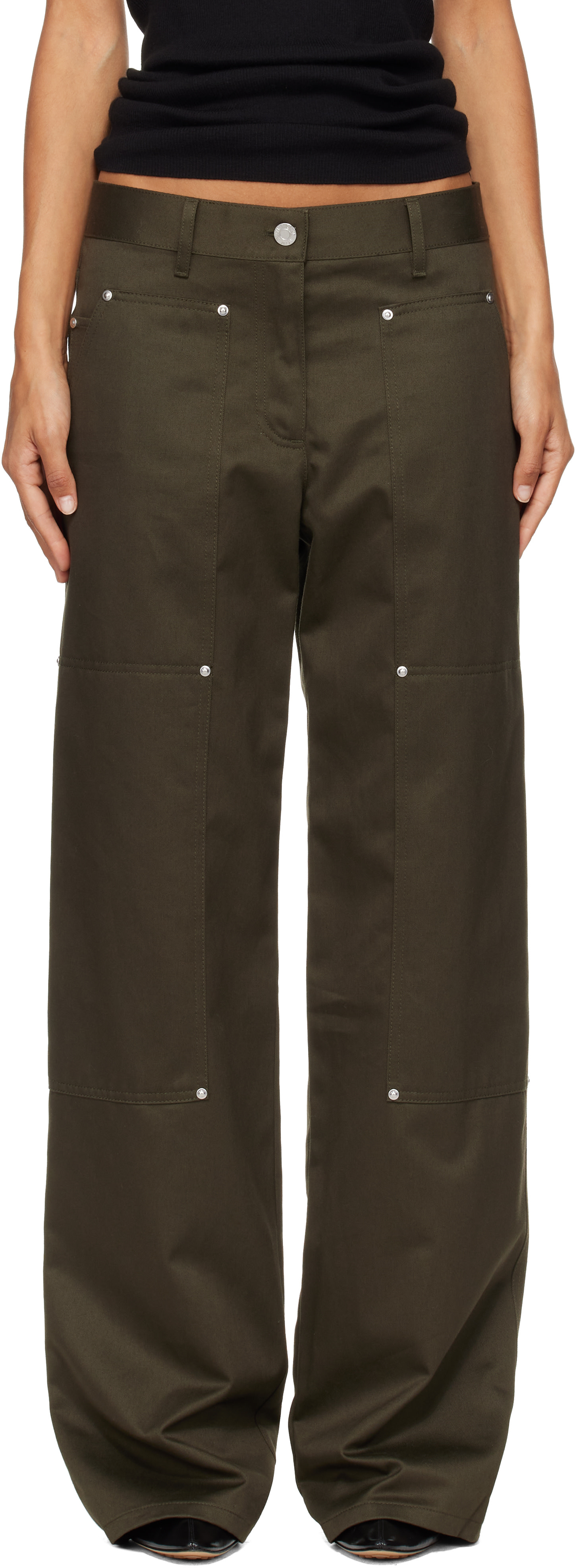 Helmut Lang - Pantalon menuisier kaki