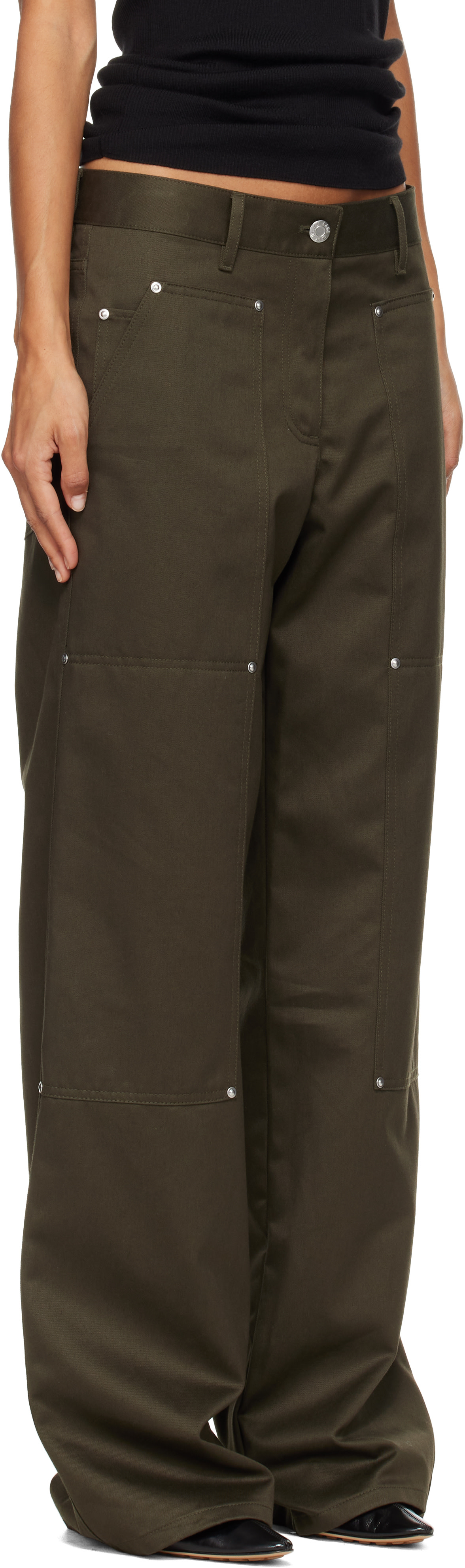 Helmut Lang - Pantalon menuisier kaki