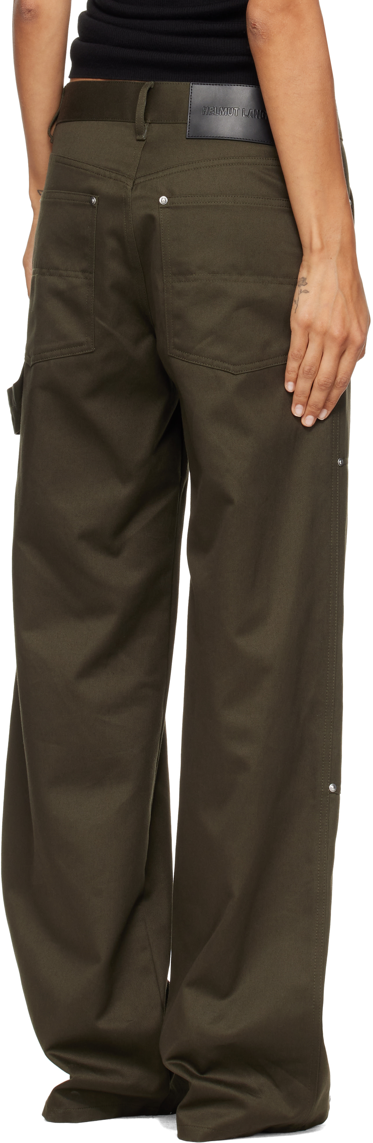 Helmut Lang - Pantalon menuisier kaki